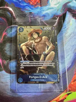 One Piece Portgas D. Ace P-074 Carrying On His Will Mini Tin Promo Sealed - Image 1