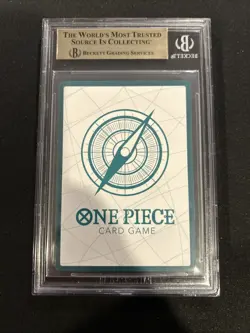 One Piece Best Premium Booster Vol 2 Buggy Don!! Gold Alt Art BGS 9.5 - Image 2