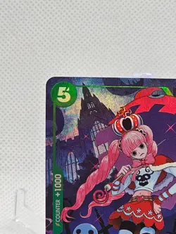 One Piece Perona - OP14-033 SR (Alternate Art) The Azure Sea's Seven Foil - NM - Image 3