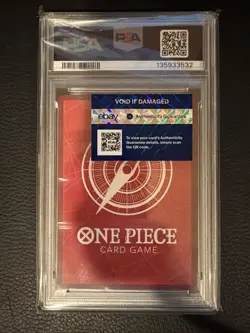 PSA 7 Monkey D Luffy One Piece Promo EB02-010 Dodgers X One Piece Night - Image 2