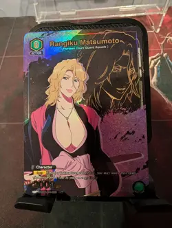 Union Arena Bleach TCG Rangiku Matsumoto UE01BT/BLC-1-089 C* Parallel Holo - Image 1