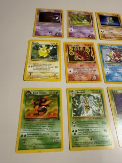 Pokemon OG 15 Card Bulk Lot NO DUPLICATES LP-NM RARE WOTC Vintage Original R - Image 2