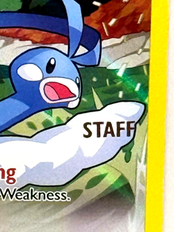 Pokemon XY Roaring Skies Altaria "STAFF" Gold Foil Stamp Prerelease Promo Card - Image 2