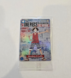 One Piece Monkey D.Luffy US College Basketball Promo Card ORIGINAL *SEALED* - Image 2