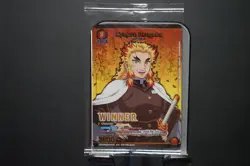 Union Arena Kyojuro Rengoku Winner Promo Card - Sealed - US - UEPR/KMY-1-089 - Image 1