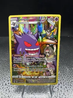 Pokemon Gengar Ultra Rare Full Art Holo Lost Origin Card TG06/TG30 - Image 1