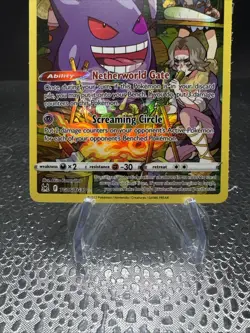 Pokemon Gengar Ultra Rare Full Art Holo Lost Origin Card TG06/TG30 - Image 4
