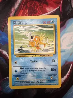 Magikarp- Pokemon Card Unlimited Edition Base Set Non Holo 35/102 - Image 1