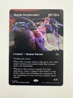 Mardu Siegebreaker Showcase MTG Magic the Gathering Card NM Near Mint TDM - Image 1