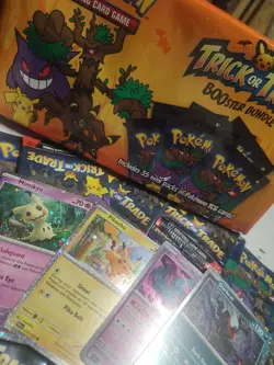 2024 Pokemon Trick Or Trade Pack (3 Cards) Booster Sealed!( 3)Packs For $3.00 - Image 2
