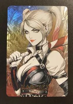 Harley Quinn DC Goddess Anime Waifu Holo Foil Art Card ACG Carddass - Image 1