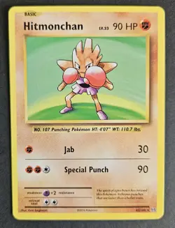 Hitmonchan 62/108 Non Holo Theme Deck Exclusive XY Evolutions Pokemon Card VLP - Image 1
