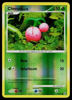 Pokemon Card - Cherubi Arceus 60/99 Common Reverse Holo - Image 1