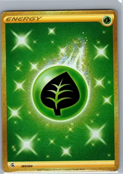 Grass Energy 283/264 SWSH08: Fusion Strike - Pokemon Card - NM - Image 1