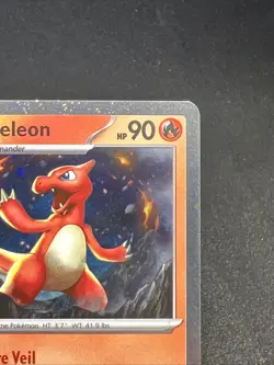 Charmeleon 8/91 Cosmos Holo Paldean Fates Card TCG 2024 Promo - Image 2