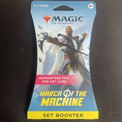 March of the Machine Set Booster Pack Guaranteed Foil and Art Card Pack - Image 1
