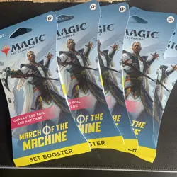 March of the Machine Set Booster Pack Guaranteed Foil and Art Card Pack - Image 3