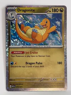 Pokemon Card Dragonite 2025 McDonald's Dragon Discovery 012/015 Holo - Image 1