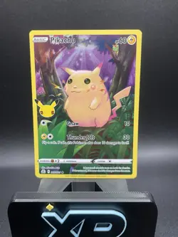 Pikachu Card 5/25 NEAR MINT Celebrations Holo Pokemon TCG - Image 1