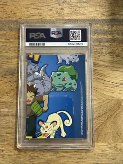 GRADED PSA 9 1999 Topps Pokemon James SER. 1 Character Cards #TV10 - Image 2