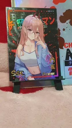 CHAINSAW MAN CCG SSR POWER SSR015 ANIME WAIFU CARD - Image 1