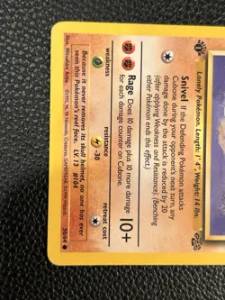 Pokemon Card Cubone 50/64 Jungle 1st Edition - Image 3