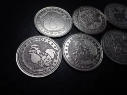Pokemon Card Meiji Promo Battle Coin x7 Chansey Wigglytuff etc #6266 - Image 2