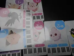 Pokemon Music Musical Note Card x12 Togepi Jigglypuff Clefairy etc #3743 - Image 5