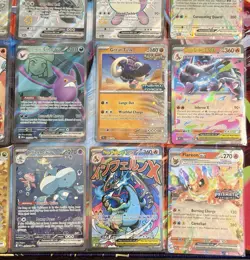 Pokemon 24 Card Lot SIR Gold Full Arts Stamped Promos White Flare Paldean +More! - Image 2