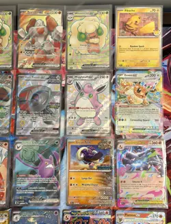 Pokemon 24 Card Lot SIR Gold Full Arts Stamped Promos White Flare Paldean +More! - Image 4