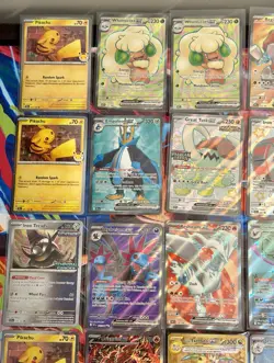 Pokemon 24 Card Lot SIR Gold Full Arts Stamped Promos White Flare Paldean +More! - Image 5