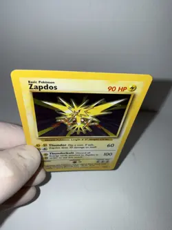 Pokemon Zapdos Base Set Holo Rare 16/102 English 1999 Card - Image 4