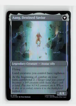 Aang, at the Crossroads Avatar FOIL Magic The Gathering MTG Card - Image 2