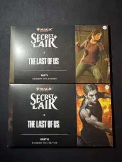 MTG Secret Lair The Last of Us Part 1 and Part 2 Rainbow Foil set - Image 1
