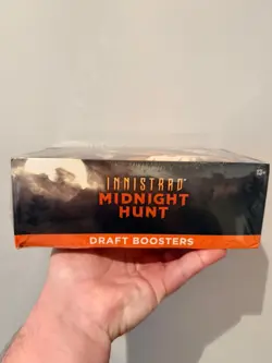 Innistrad Midnight Hunt Draft Booster Box Magic the Gathering SEALED MINT - Image 1