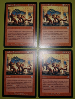 Violent Eruption x4 Torment 4x Playset Magic the Gathering MTG - Image 1