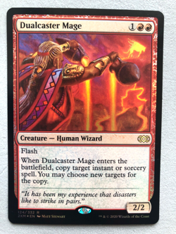 Mtg Carte Magic Double Masters 2XM Dualcaster Mage FOIL English NM - Image 1