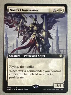 MTG / Norn's Choirmaster / ONC / #46 / Regular (Extended Art) / Rare / NM - Image 1