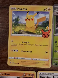 !!! Pokemon Card Lot 22 Cards Wirh Including Pikachu And Mini Album !!! - Image 4