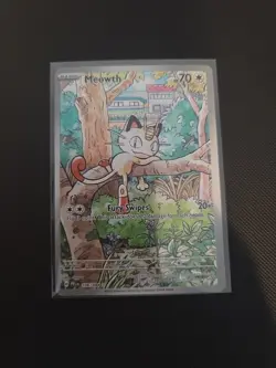 Meowth 106/094 Illustration Rare Phantasmal Flames English Pokemon Card TCG - Image 1