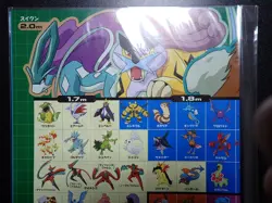 Pokemon Seven Eleven 2010 Height Search Poster Entei Raikou Suicune #2 Sealed - Image 4