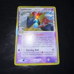 Pokemon TCG Typhlosion EX Dragon Frontiers 12/101 (Delta Species) Holo holo rare - Image 1