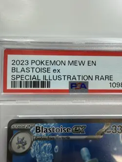 2023 Pokemon 151 Blastoise ex 200/165 Trading Card Game PSA 9 SIR Special Rare - Image 2