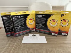 Pokemon Day 2026 Collection Lot x4 Sealed Pikachu Promo 30th Anniversary - Image 2