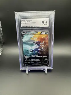 Pokemon TCG Hisuian Samurott V GG51 Crown Zenith Full Art Holo CGC 9.5 Mint+ - Image 1