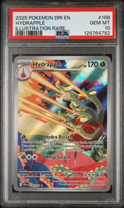Hydrapple ⭐ 188/182 Sv10: Destined Rivals Holo Pokemon PSA 10 JUST GRADED - Image 1