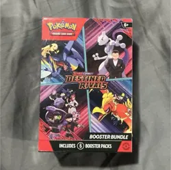 Pokemon Scarlet & Violet Destined Rivals Booster Bundle Box 6 Booster Packs - Image 1