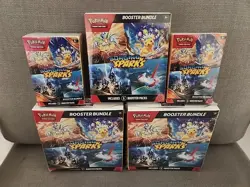 5x Pokemon TCG Surging Sparks Booster Bundle - New Sealed LOT of 5 - Image 2
