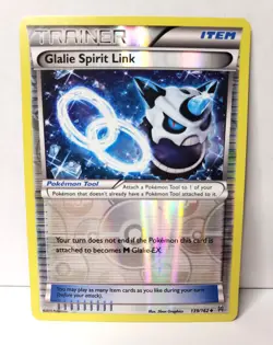 Pokemon TCG - Glalie Spirit Link 139/162 Reverse Holo XY BREAKthrough 2015 - NM - Image 1
