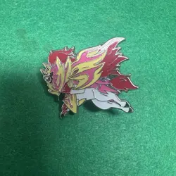 Shiny Zacian and Zamazenta - Pokemon TCG Enamel Pins Crown Zenith Official - Image 5